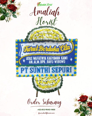 Papan Bunga Duka di Kampung Bugis
